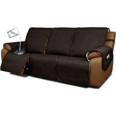 Waterproof Recliner Sofa Cover,Non Slip Couch Cover for Reclining Sofa Washable Furniture Protector