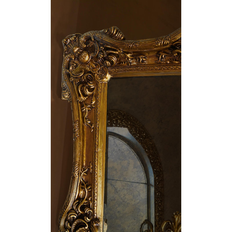 Flat Floor Mirror, Bronze