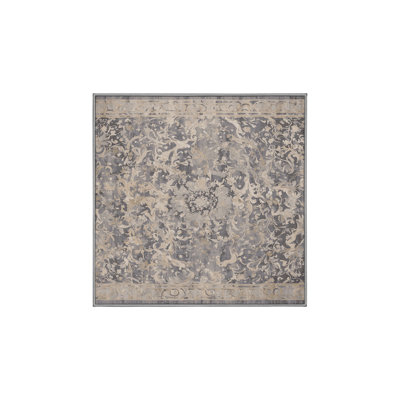 Machine Washable Gray Area Rug
