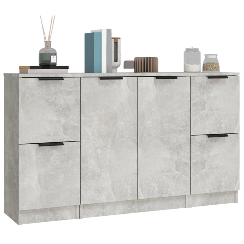 Krissie 60cm Sideboard, Concrete Grey