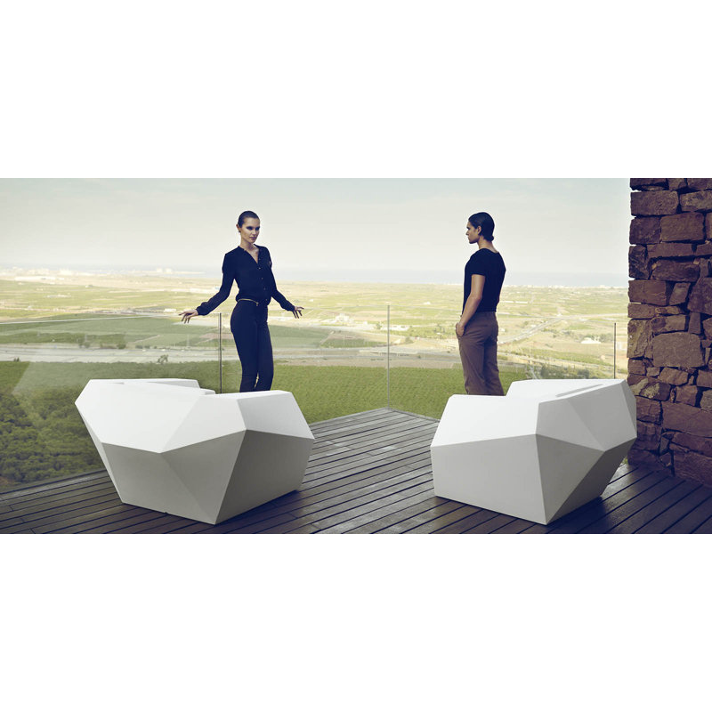 Faz - Resin Lounge Chair - Basic, Taupe