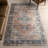 Quintessa Medallion Spill Proof Machine Washable Area Rug-1670210867
