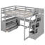 Lit mezzanine avec bureau et tablettes-1376788793