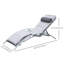 Chaise longue inclinable simple avec coussin de 67 po de longueur Laforce-28769813