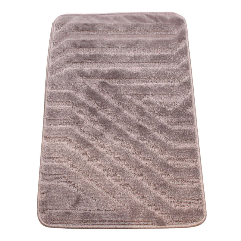 Polypropylene Plastic Bath Mat, Grey