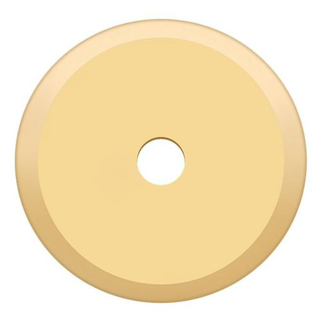 Metal Knob Backplate, PVD Polished Brass