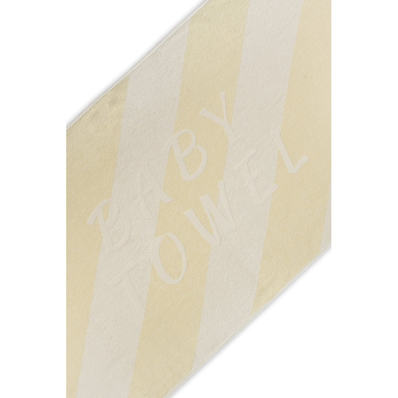 Serviette de bébé, Jaune