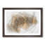 Orange Rose Flower in Abstract - Picture Frame Graphic Art Print-55723856-55723853