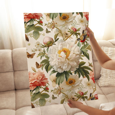 Impression d'art moderne sans cadre Floral