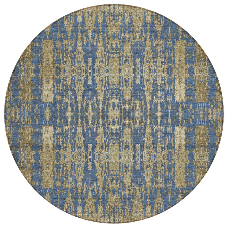 Tapis d'intérieur rond 8 po