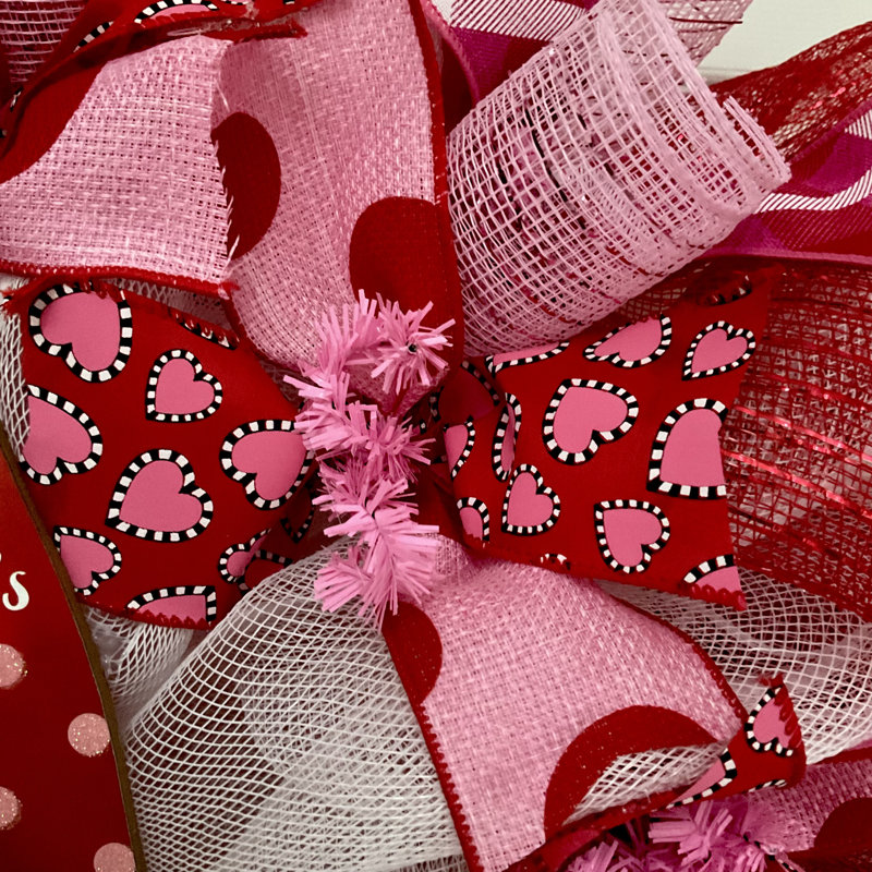 Couronne de gnome «Happy Valentines Day»