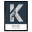 Kolkata City Map Kolkata Navy - Single Picture Frame Typography
