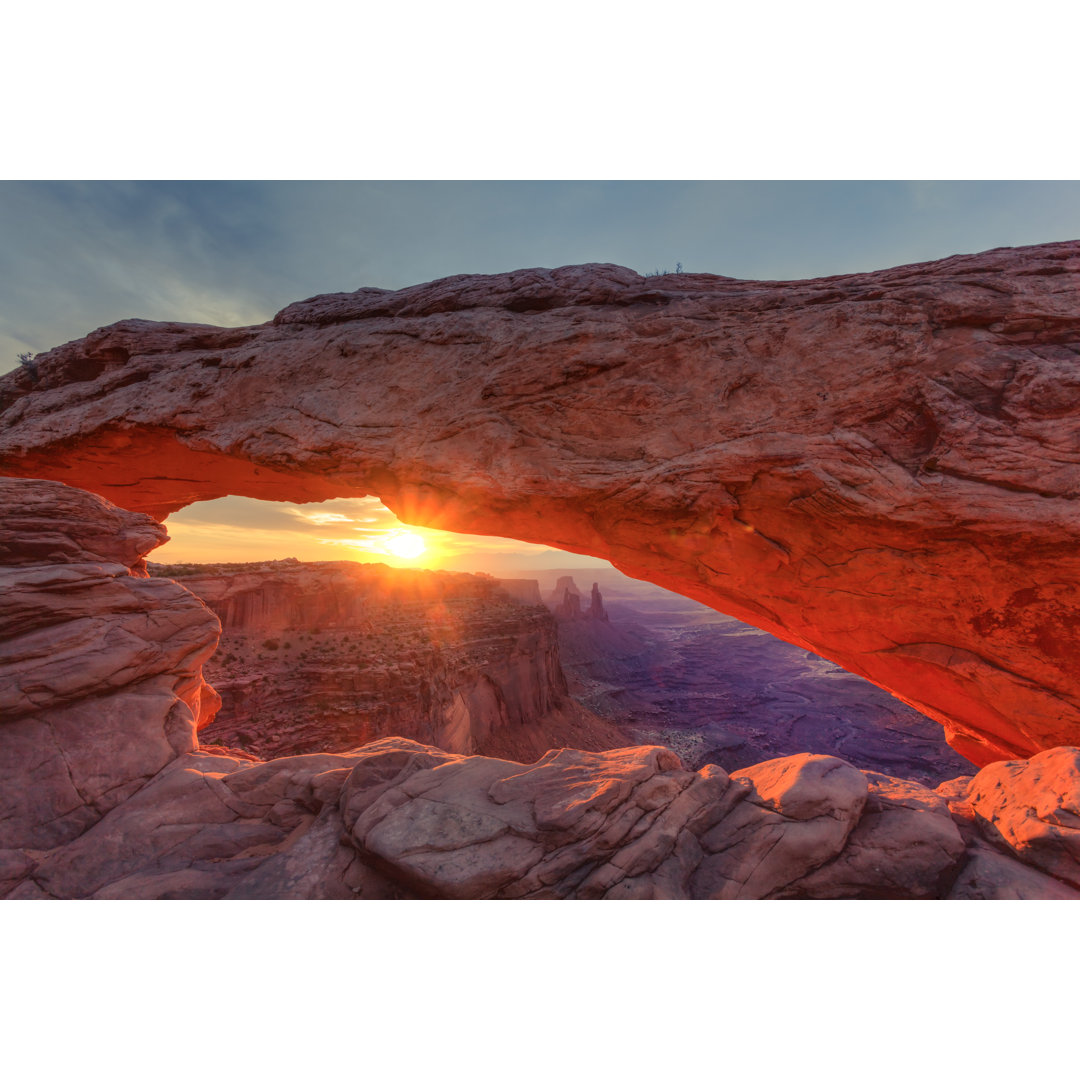 Mesa Arch At Sunrise by Zodebala - Druck