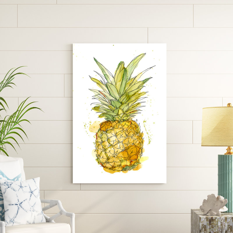 " Pineapple Splash I ", 48" H x 32" W x 1" D