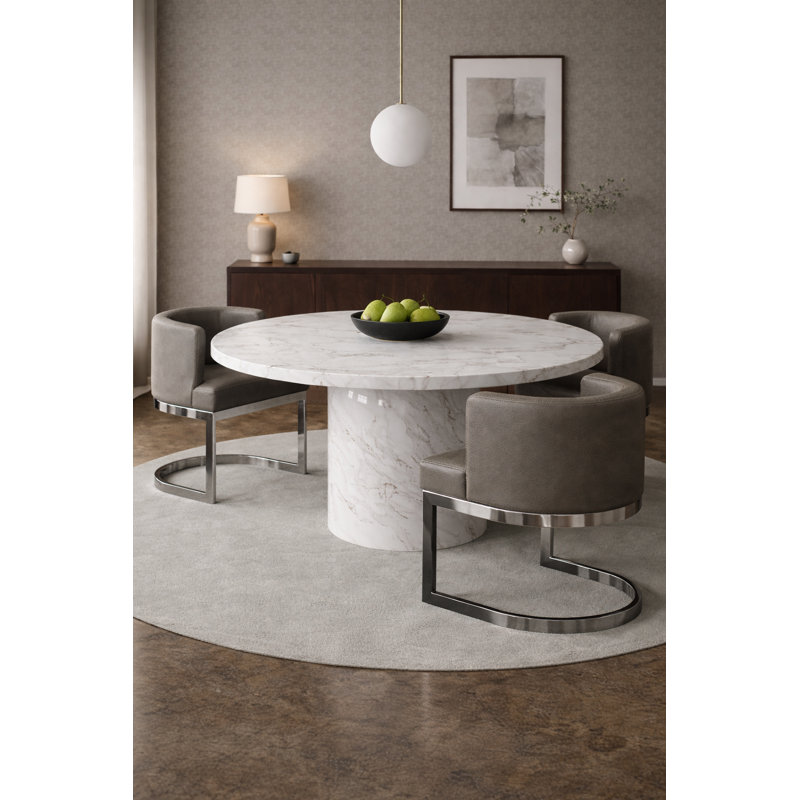 Fauteuil à oreilles Hopedale, Gris