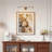 24" Classical Adjustable Wood Grain Design Picture Light