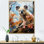 Belldas Koala Koalas Serenity Pastoral II, reproduction d'art sur toile