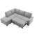 Velours gris clair est en rupture de stock