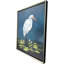Aigrette dans des nénuphars