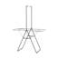 Hangon Drying Rack, 20 Metres With Rod