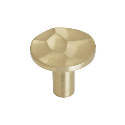 Kamari 1-3/16 In (30 Mm) Diameter Golden Champagne Cabinet Knob