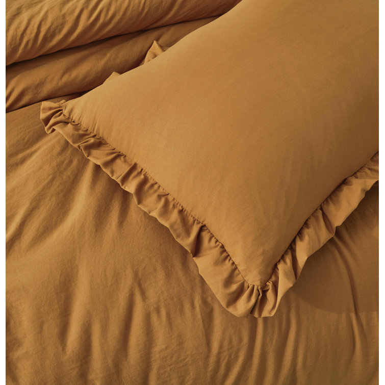 Iveta Microfiber Comforter Set Rosalind Wheeler Color: Spice, Size: Twin Comforter + 1 Standard Shams