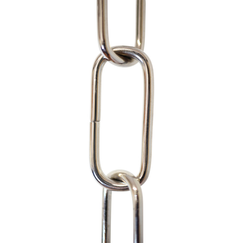 Chaîne décorative standard, Nickel poli, H 12 po x l 0,71 po x P 0,13 po