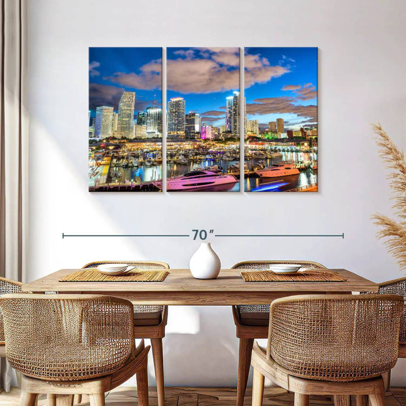 Syd Downtown Miami Florida, 36" H x 57" W