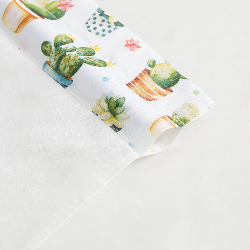 Cactus Kitchen Curtain Set