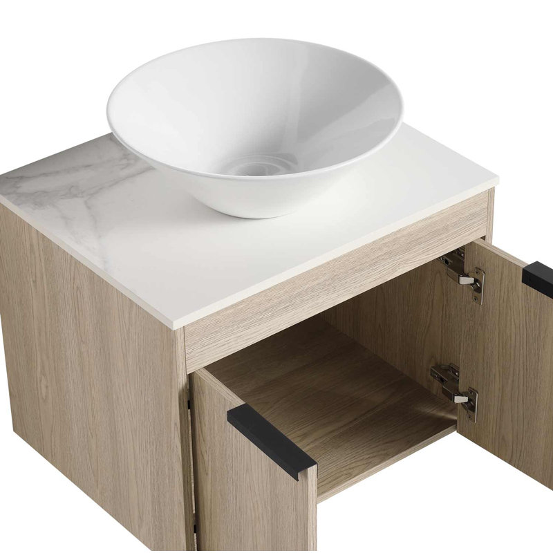 Meuble-lavabo simple avec plateau Retana 23,6 po