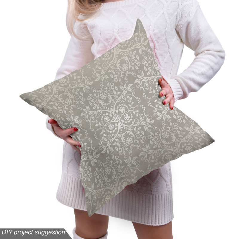 Tissu de fleurs et feuilles de dentelle, l 58 po x L 72 po