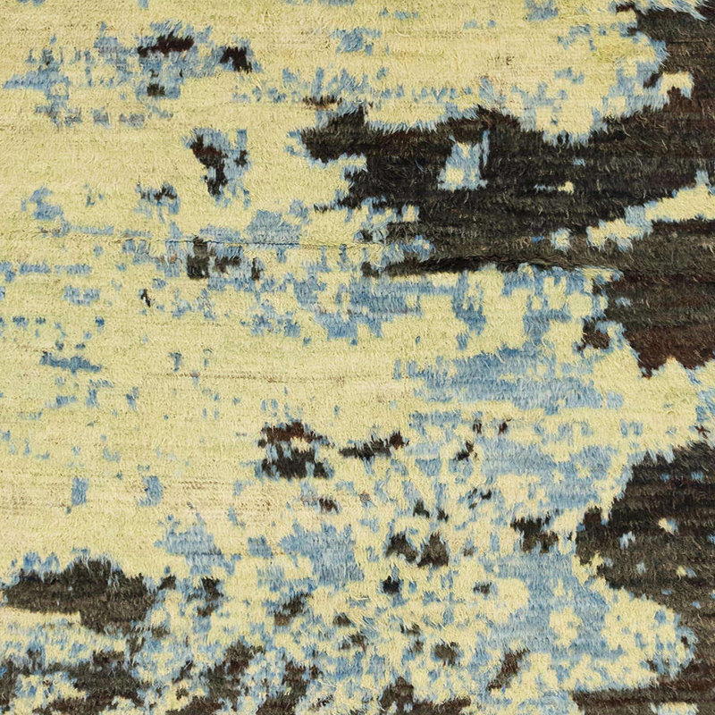 Tapis abstrait moderne 2569, Carré 3 pi