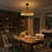 21" Rattan Boho Ceiling Fan with LED Light and Remote Control Included