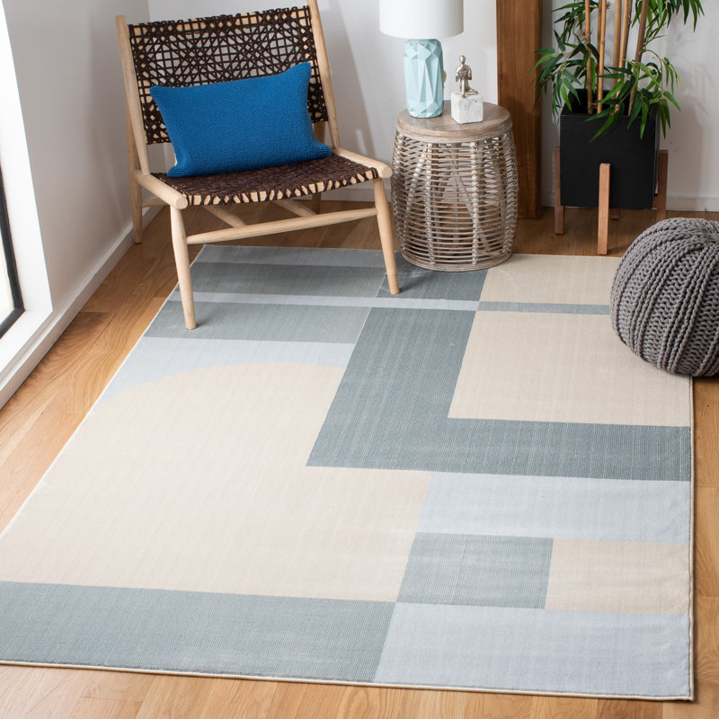 Holyfield 300 Performance Geometric Rug, Rectangle 5'3" x 7'7"