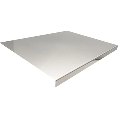 Planche à découper et plaque de cuisson double face en acier inoxydable – Grand plateau pour viande cuite avec couvercle hermétique, plateau de service pour fruits, légumes et viande – Cadeau de fête des pères pour papa qui aime cuisiner