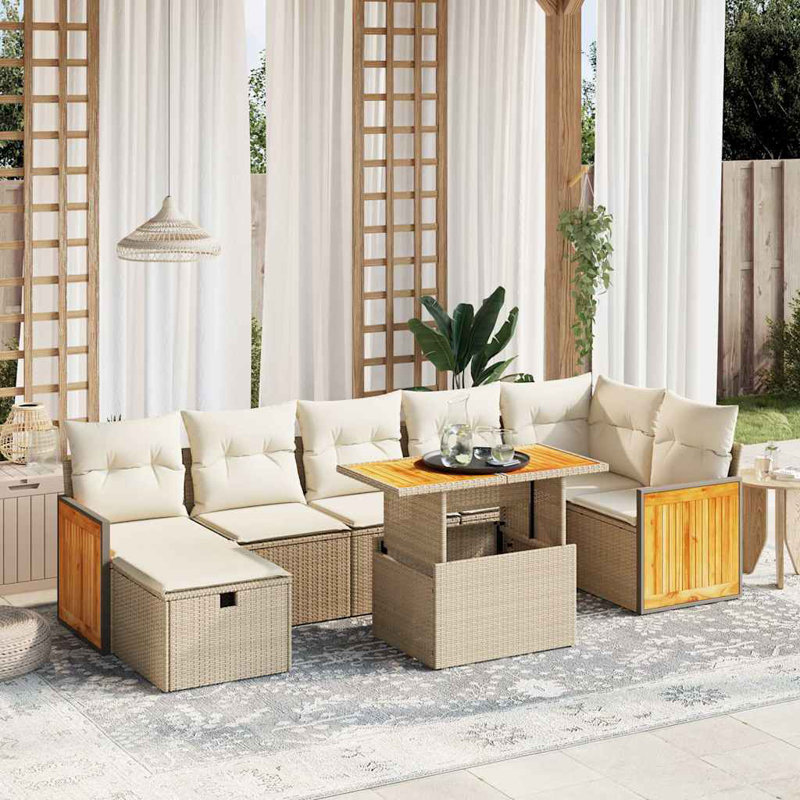 Ensemble de canapé de jardin Vidaxl