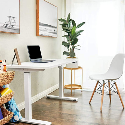 Bureau électrique à hauteur ajustable en pouces, bureau à hauteur fixe