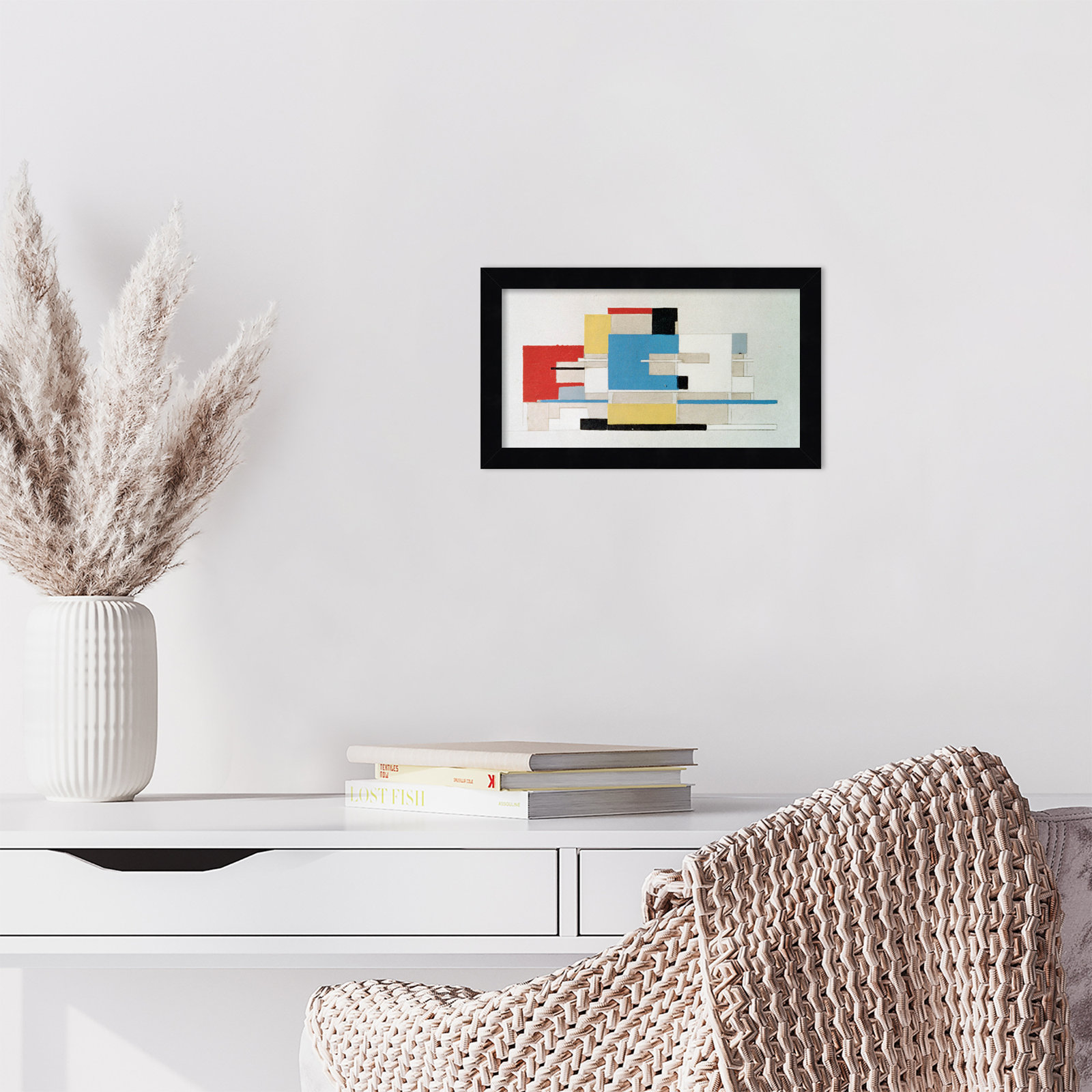 Earling "Colour Study for Architecture" Print, 8" H x 13" W, Black