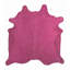 Cowhide Area Rug in Fuchsia