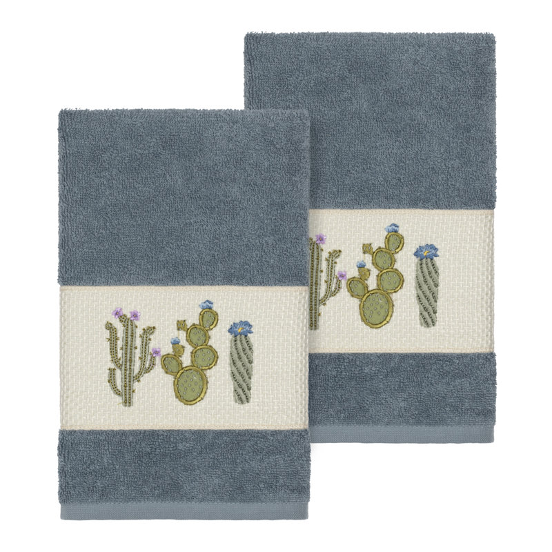 Débarbouillette en coton Mila Turkish, Bleu sarcelle
