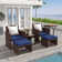 Rand 2 - Person Patio Conversation Sets with Cushions