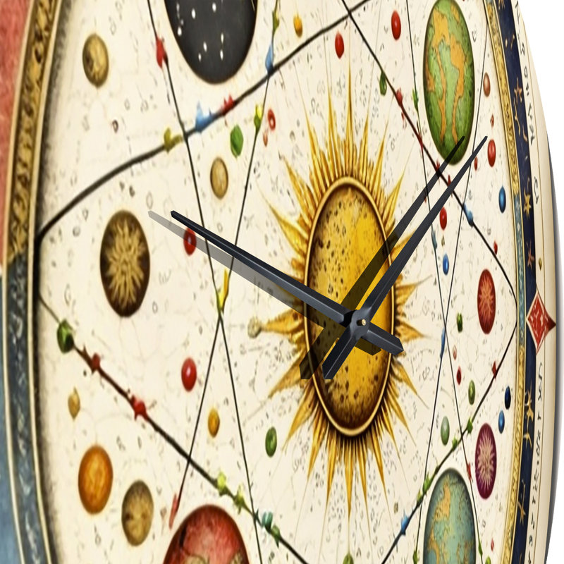 Horloge murale en métal Dimarco, Très grand