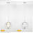 Modern Dimmable Warm White LED Chandelier