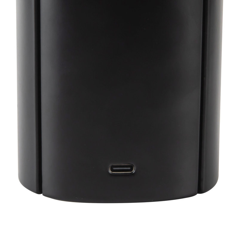 Folio 10-in Black dimmable LED Table Lamp, Black