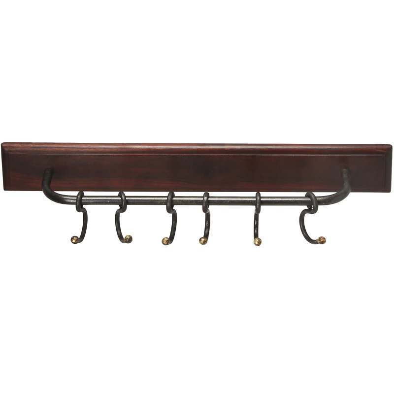 Glendo Iron & Wood Wall Rack