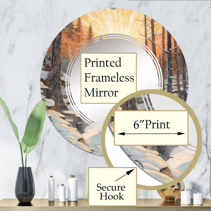 Miroir Zoilla, 32 po x 32 po