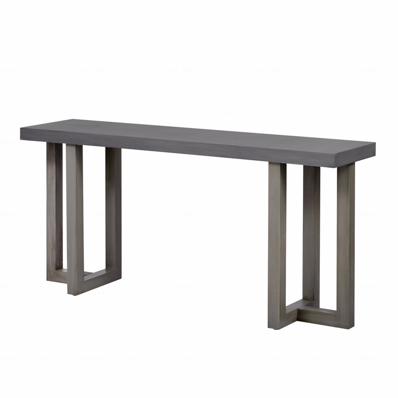 Console Table With Legs, Gray