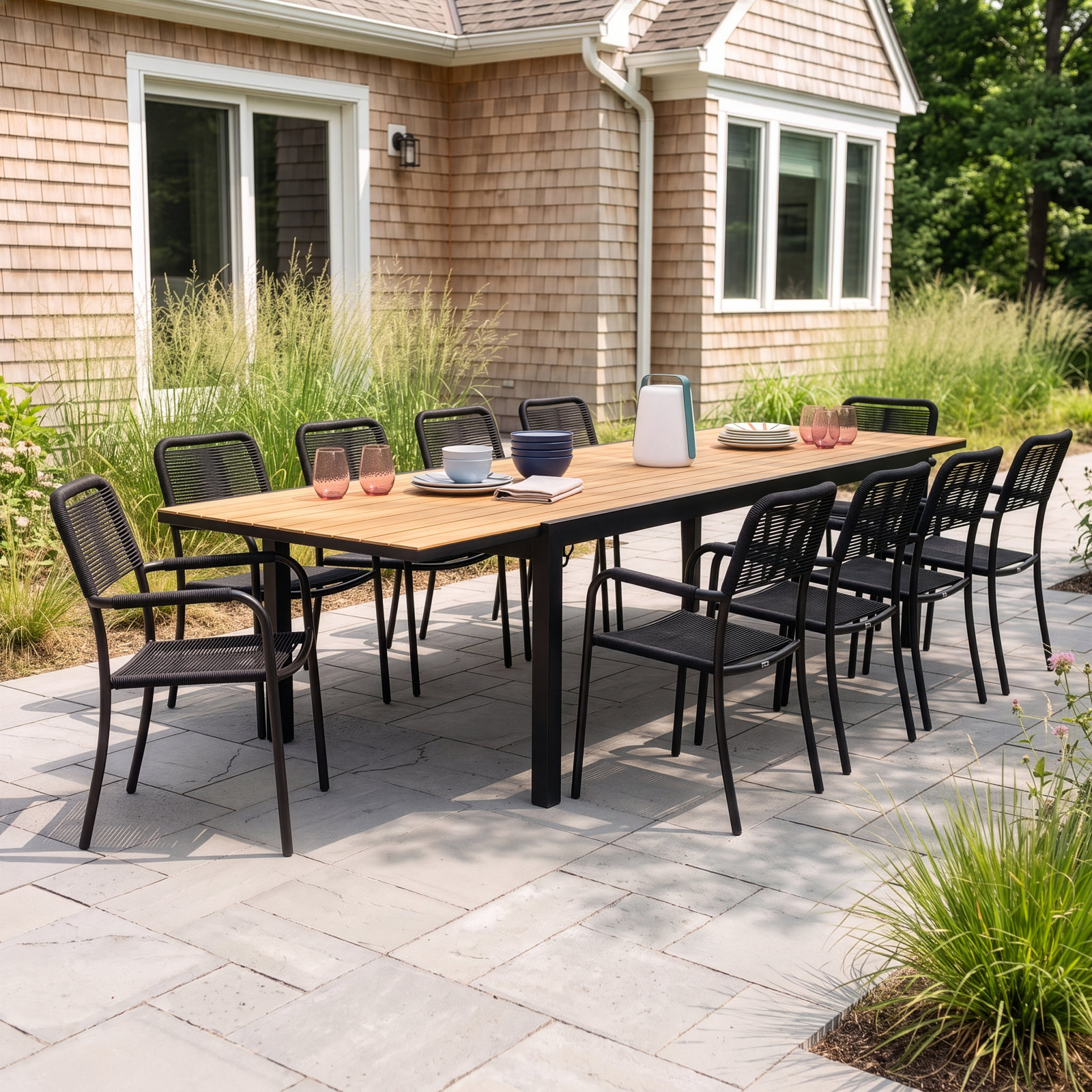 Cenka 118" Patio Dining Set