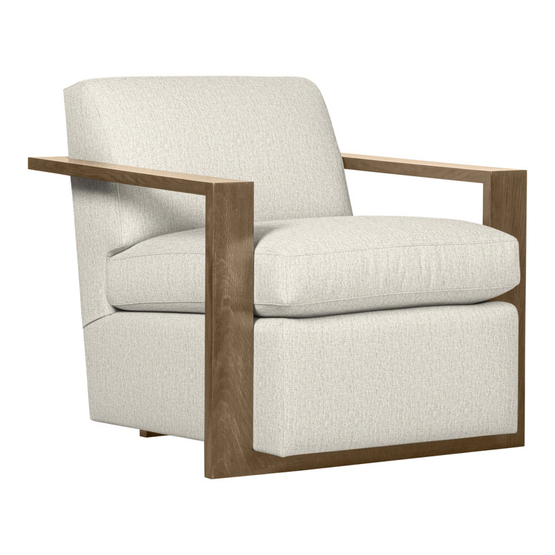 Thom Filicia Home 32" Wide Upholstered Armchair, Hampton, Nomad Snow