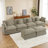 Alvin Modular U-Shaped Sectional Sofa with Side Storage Pockets-764742513-767027172